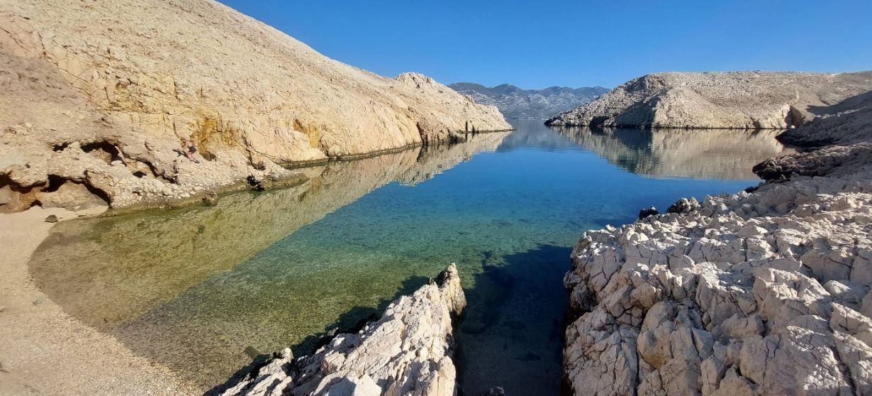 Top 10 Beaches on Pag Island - Beach Mala Luka (Google maps photo by Sandro Sedran)