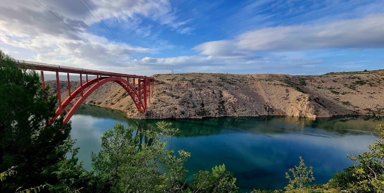 Maslenica Bridge (photo taken from Google maps author Janez Štros)