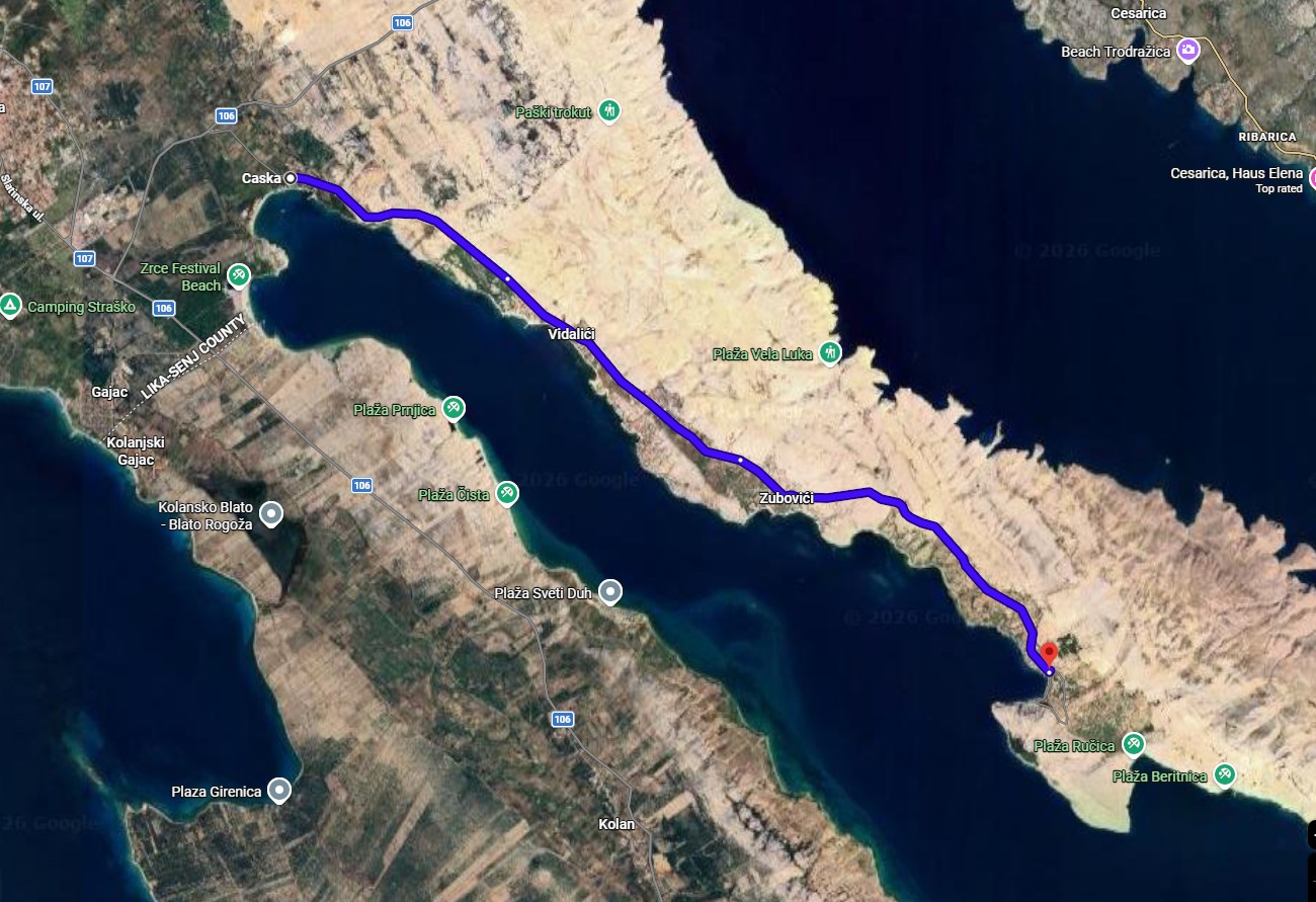 The Mars Road - The Most Iconinc Drive on the Island of Pag