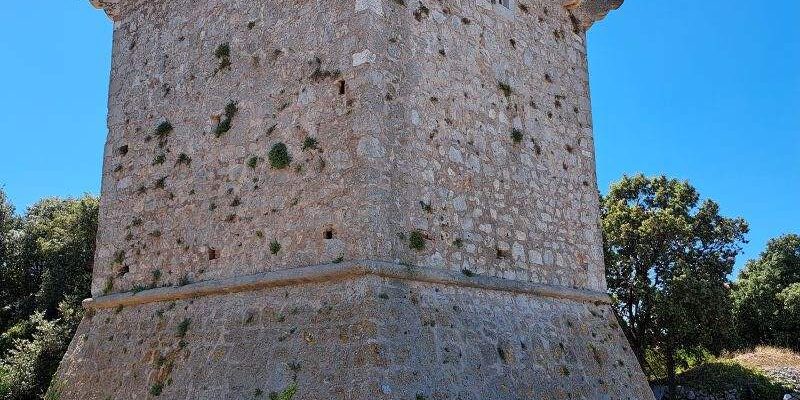 Historic Kaštel defensive tower on Olib island, Croatia
