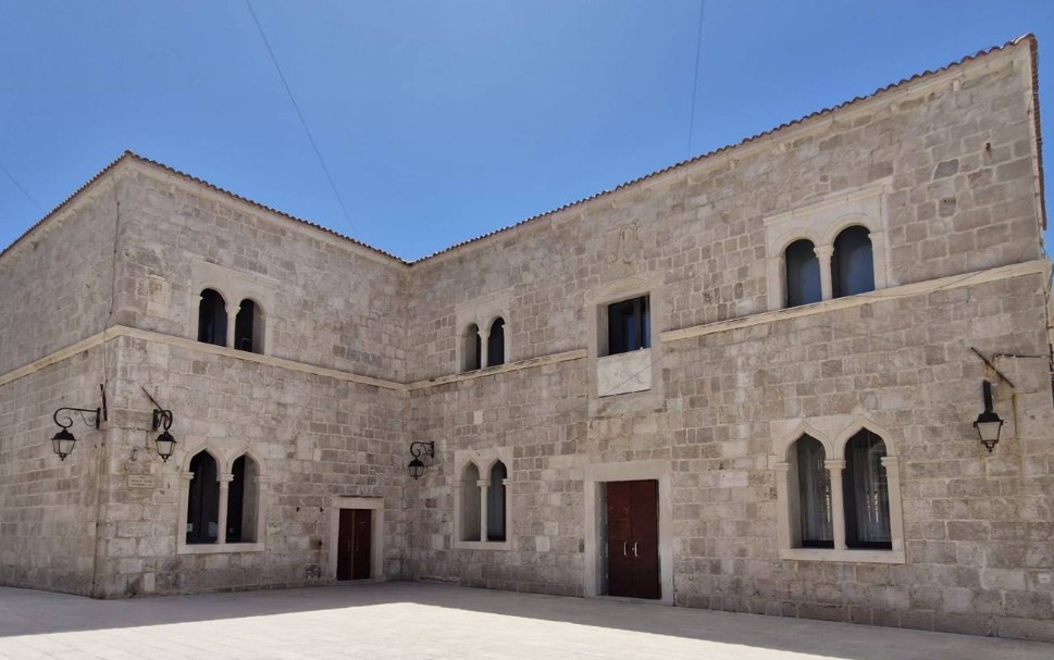 Historic centre of Pag Town on Pag Island Croatia
