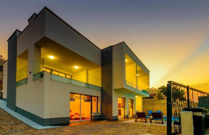 Pag first minute booking 2027 – luxury holiday apartments with panoramic Adriatic Sea views in Croatia